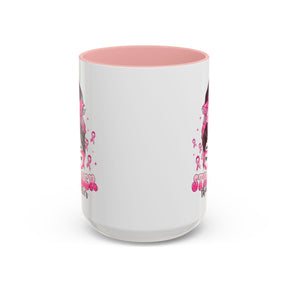 "Stronger Than Cancer" Accent Coffee Mug (11, 15oz)