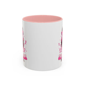 "Stronger Than Cancer" Accent Coffee Mug (11, 15oz)