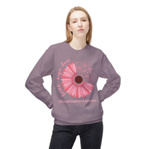 "Faith Hope Love Breast Cancer Awareness" - Unisex Midweight Softstyle Fleece Crewneck Sweatshirt