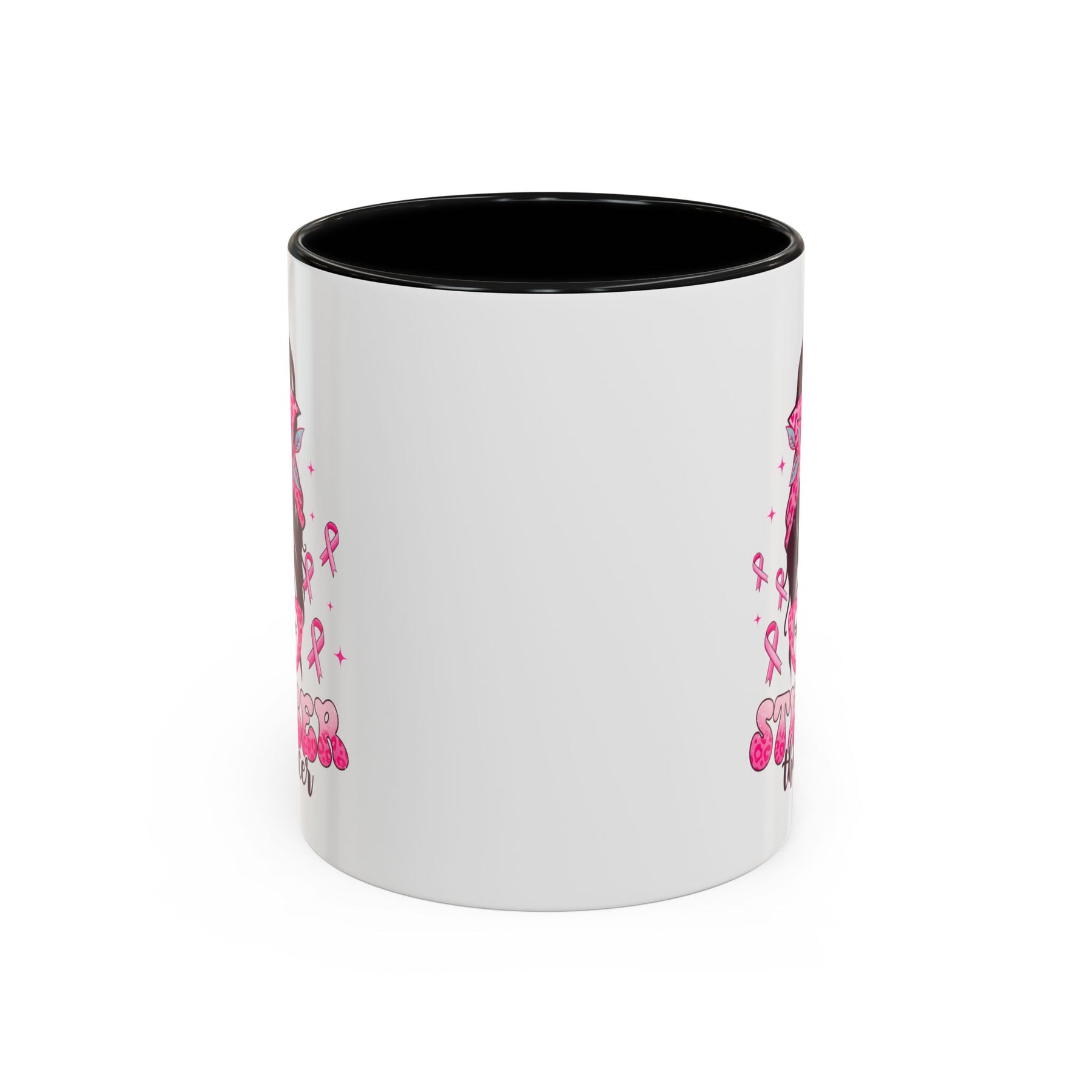 "Stronger Than Cancer" Accent Coffee Mug (11, 15oz)