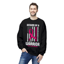 "Husband of a Warrior" - Unisex Midweight Softstyle Fleece Crewneck Sweatshirt