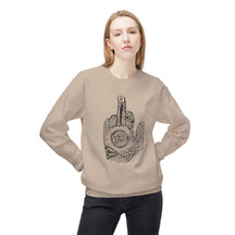 Middle Finger to Cancer - Unisex Midweight Softstyle Fleece Crewneck Sweatshirt