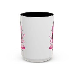 "Stronger Than Cancer" Accent Coffee Mug (11, 15oz)