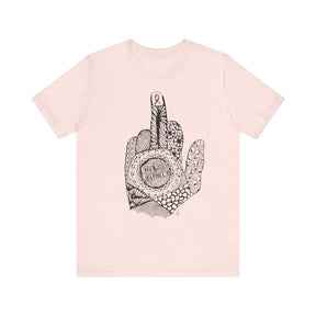 Middle Finger to Cancer - Pink Color Options - Unisex Jersey Short Sleeve Tee