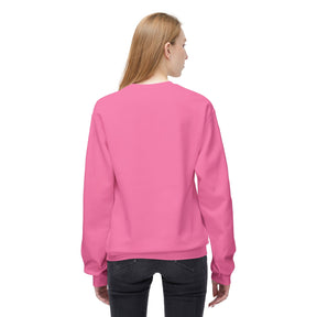 "Cancer Chose the Wrong Witch" Breast Cancer Awareness - Unisex Midweight Softstyle Fleece Crewneck Sweatshirt