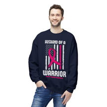 "Husband of a Warrior" - Unisex Midweight Softstyle Fleece Crewneck Sweatshirt