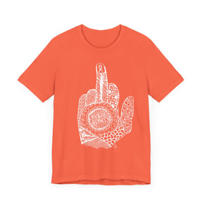 Middle Finger to Cancer - Pink Color Options - Unisex Jersey Short Sleeve Tee