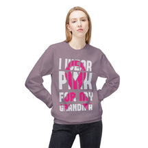 "I Wear Pink For My Grandma" - Unisex Midweight Softstyle Fleece Crewneck Sweatshirt