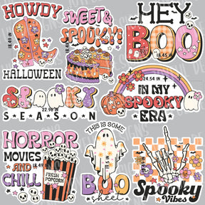 Cute Halloween Half Sheet 2024