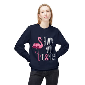 "Flock You Cancer" - Unisex Midweight Softstyle Fleece Crewneck Sweatshirt