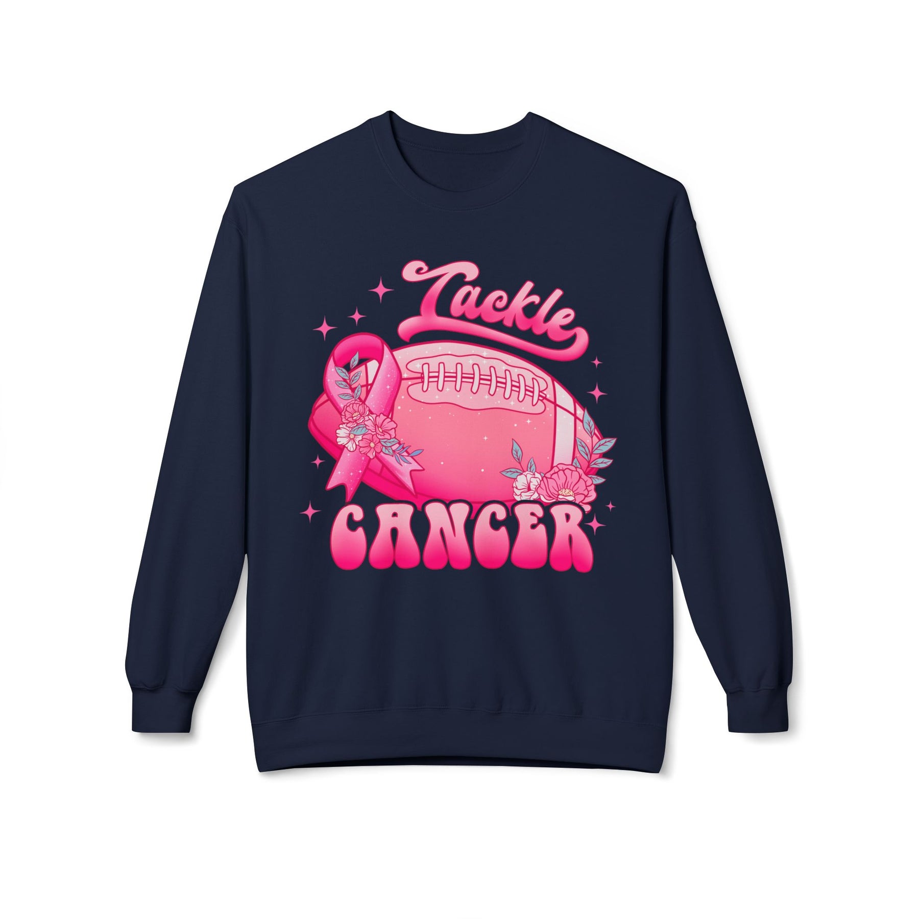 "Tackle Cancer" - Unisex Midweight Softstyle Fleece Crewneck Sweatshirt