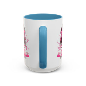 "Stronger Than Cancer" Accent Coffee Mug (11, 15oz)