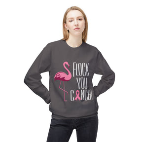 "Flock You Cancer" - Unisex Midweight Softstyle Fleece Crewneck Sweatshirt